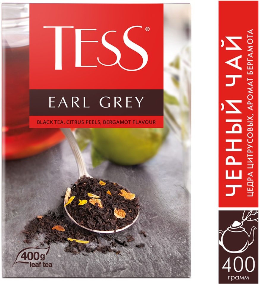 Чай черный Tess Earl Grey 400г