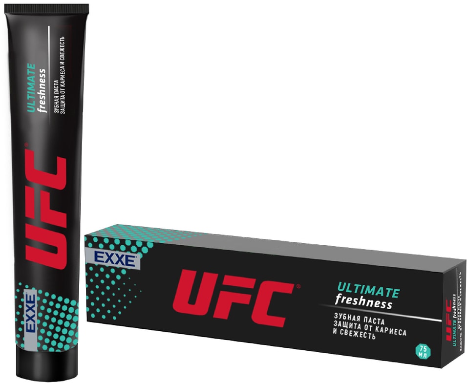 Зубная паста EXXE UFC Ultimate freshness Свежесть и защита от кариеса 75мл от Vprok.ru