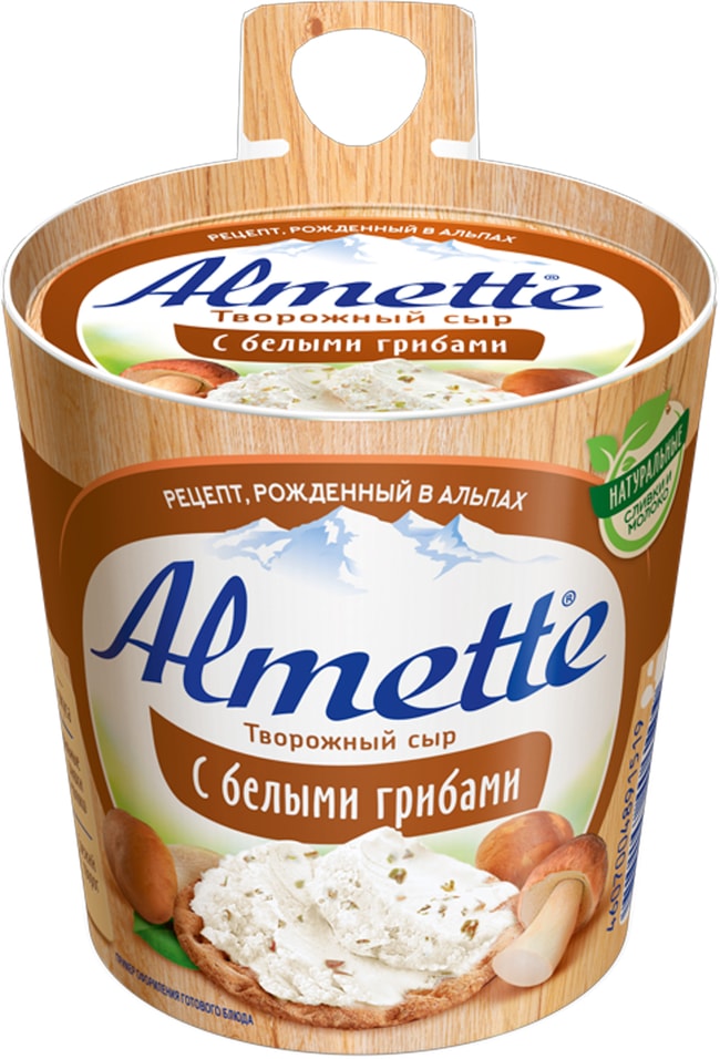 Сыр творожный Almette с белыми грибами 60% 150г