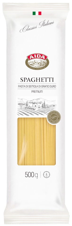 Макароны Aida Spaghetti 500г