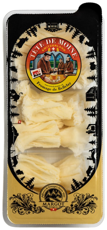 Сыр Margot Fromages Tete de Moine полутвердый нарезка 51% 100г