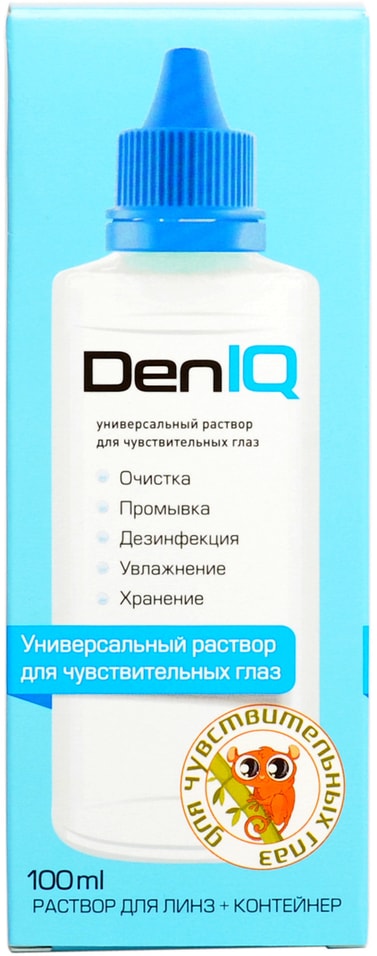Раствор для контактных линз Deniq 100мл