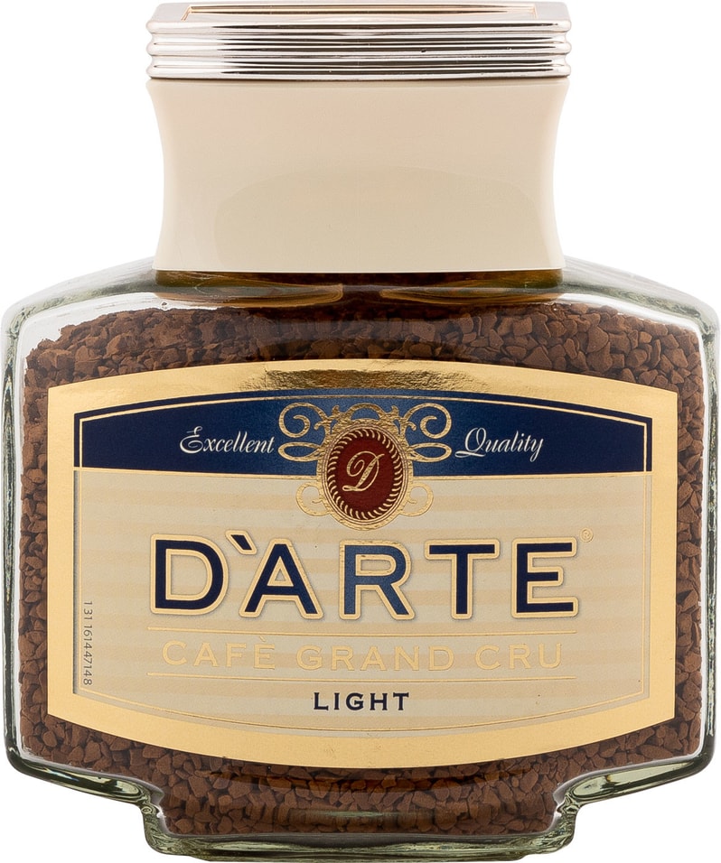 Кофе растворимый DArte Light Taste 100г