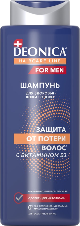 Шампунь для волос Deonica For Men Защита от потери 380мл 279₽