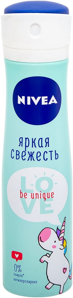 Антиперспирант Nivea Love be unique Яркая свежесть 150мл от Vprok.ru