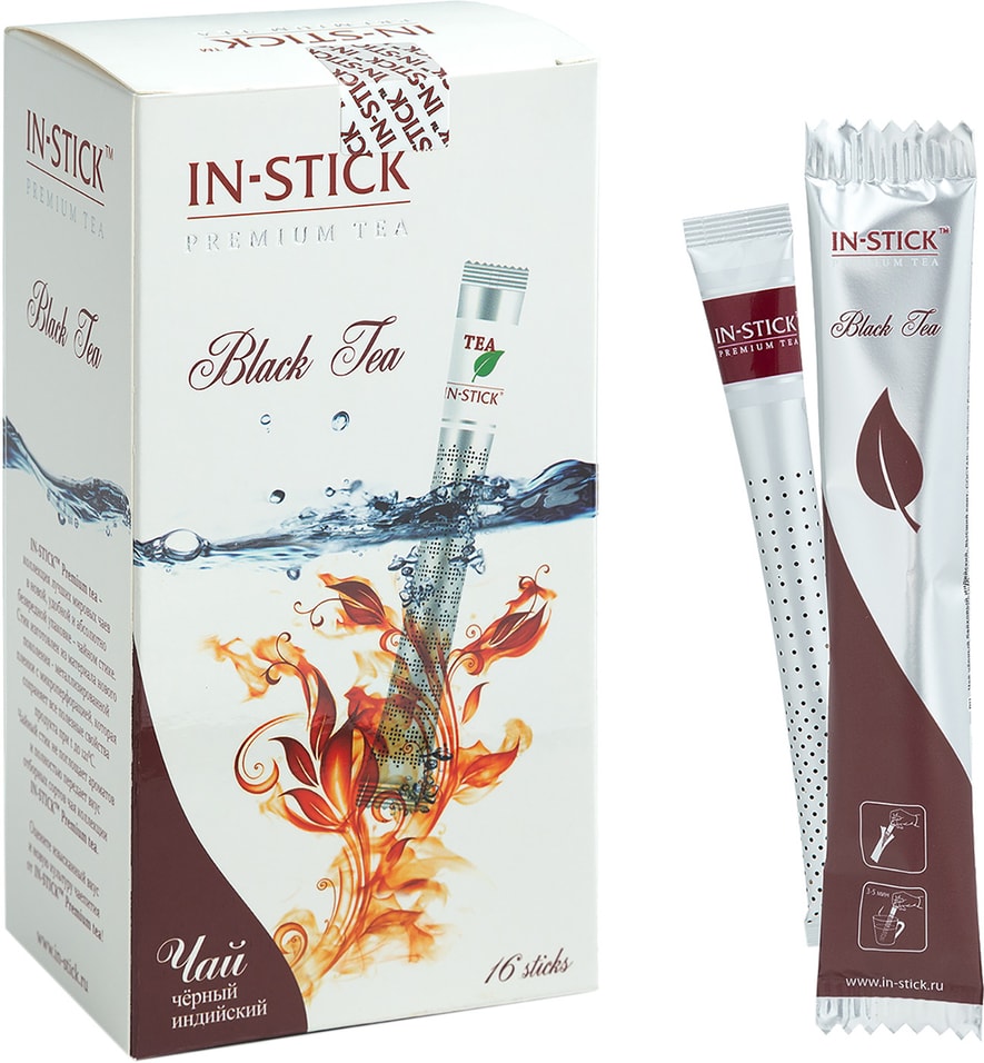 Чай черный In-Stick индийский 16 стиков от Vprok.ru
