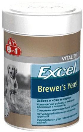 Витамины для собак 8 in 1 Excel Пивные дрожжи 140 таблеток