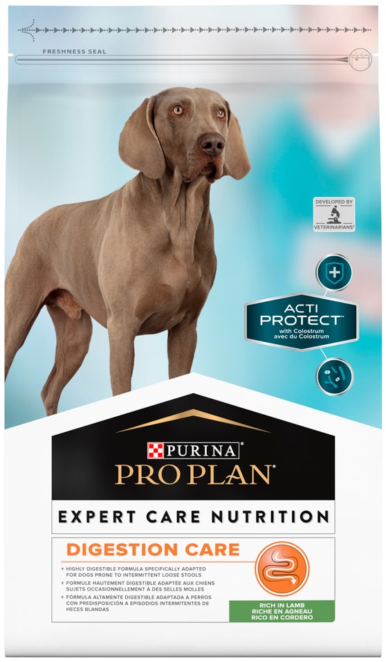 Сухой корм для собак Pro Plan Acti-Protect с чувствительным пищеварением с высоким содержанием ягненка 10кг