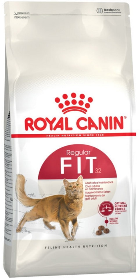 Сухой корм для кошек Royal Canin Regular Fit 32 для кошек имеющих доступ на улицу 2кг