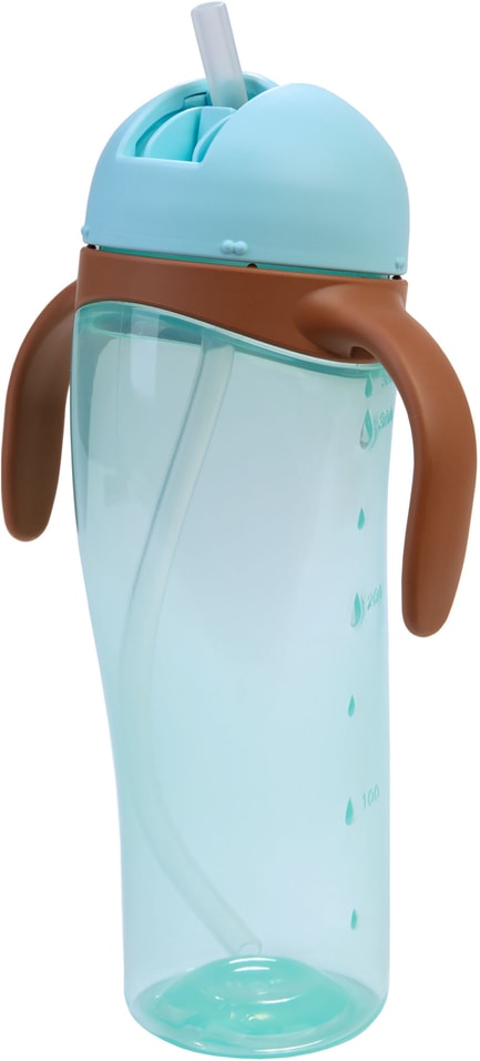 Поильник Pigeon высокий с трубочкой голубой 9 1769₽