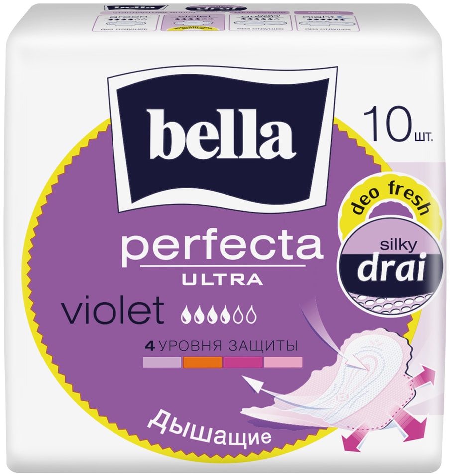 Прокладки Bella Perfecta Ultra Violet 10шт