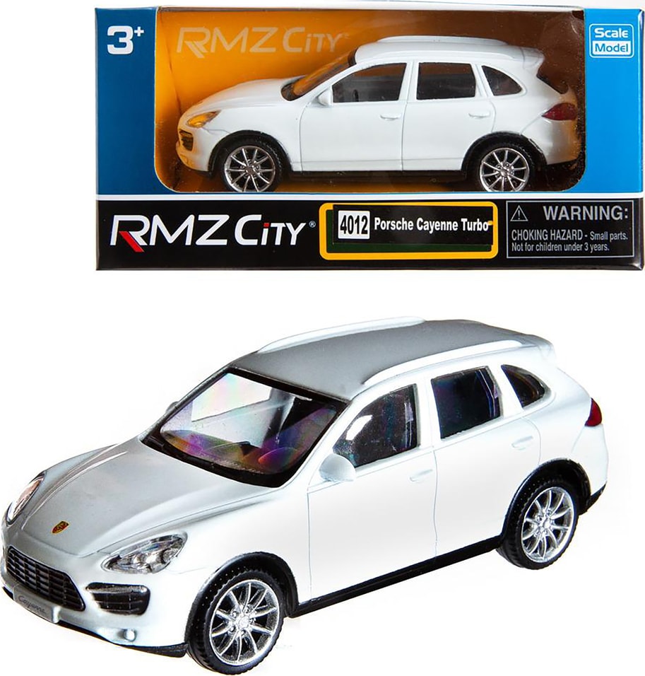 Игрушка RMZ City Машинка Porsche cayenne turbo белая