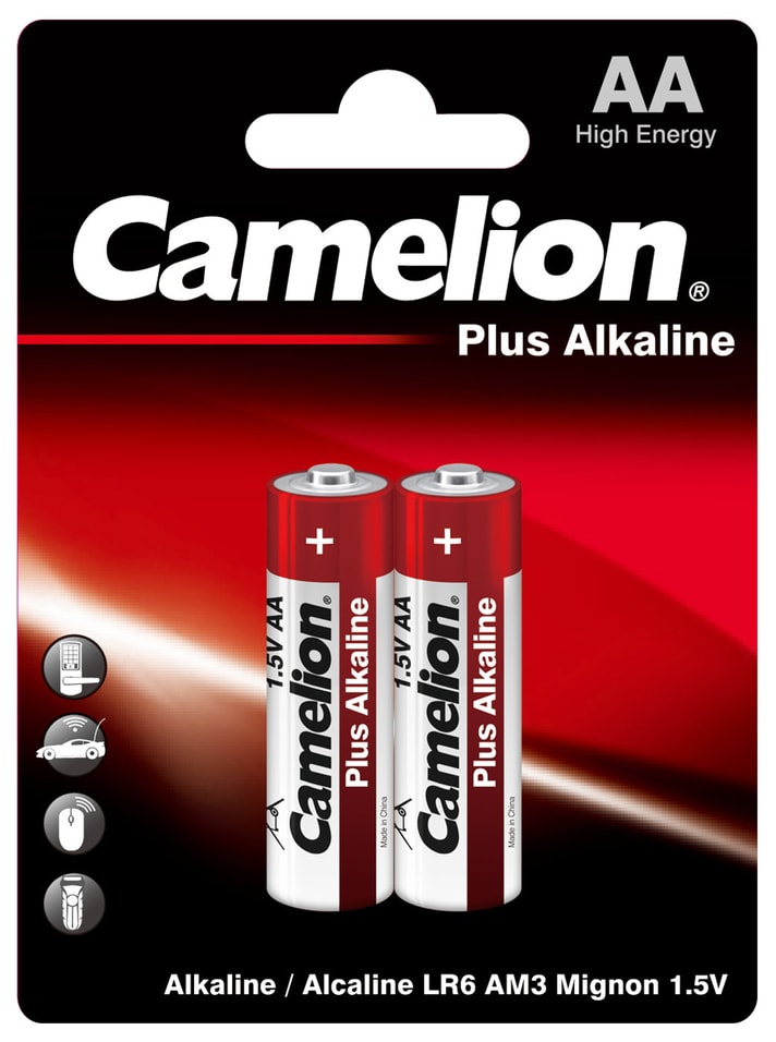 Батарейки Camelion Plus Alkaline AA 2шт