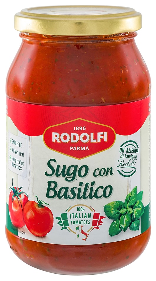 Соус Rodolfi Томатный с базиликом 400г
