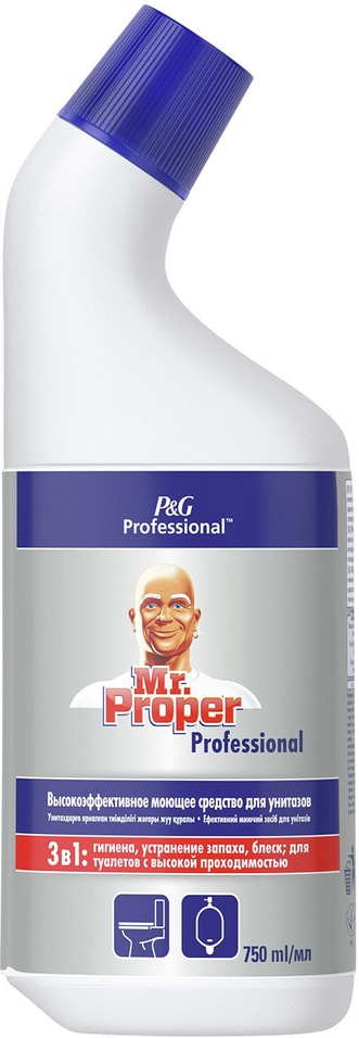 Жидкость чистящая Mr.Proper Professional для унитаза 750мл