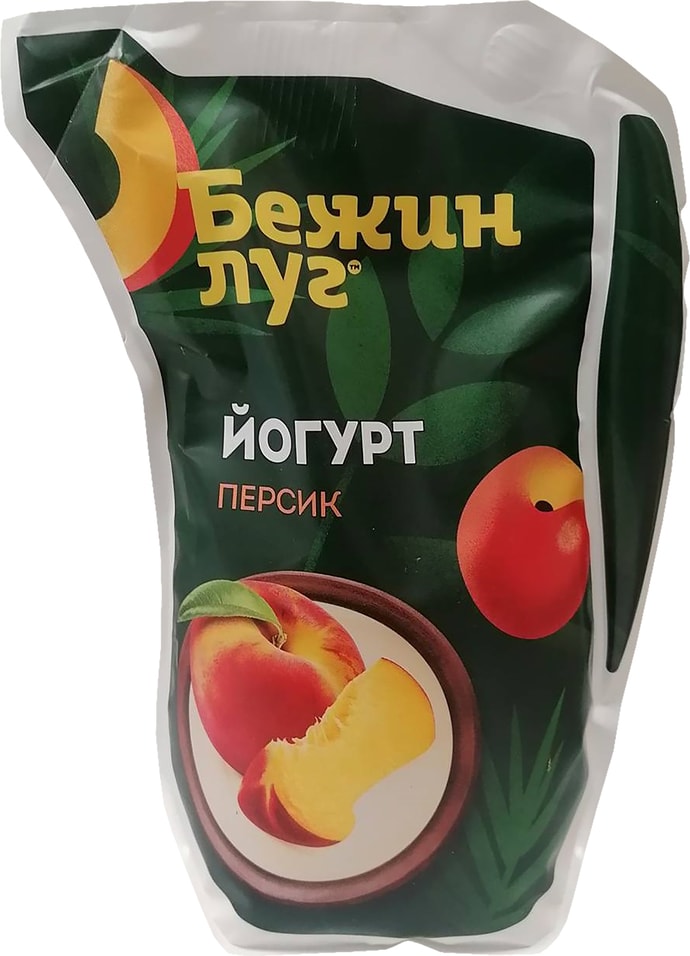 Йогурт Бежин Луг Персик 2.5% 900г