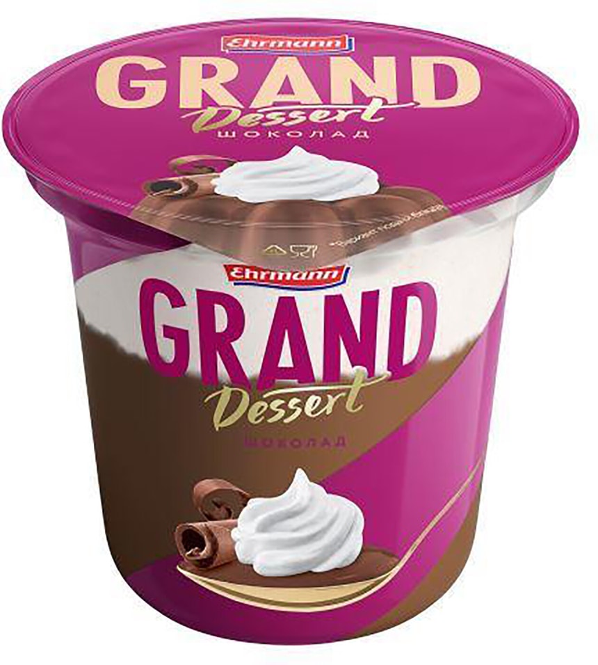 Пудинг молочный Ehrmann Grand Dessert Шоколад 5.2% 200г