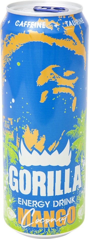 Напиток Gorilla энергетический Манго кокос 450мл от Vprok.ru