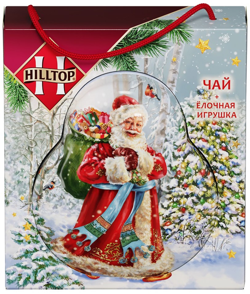 Чай черный Hilltop Елочная игрушка Сказочный Дед Мороз 50г