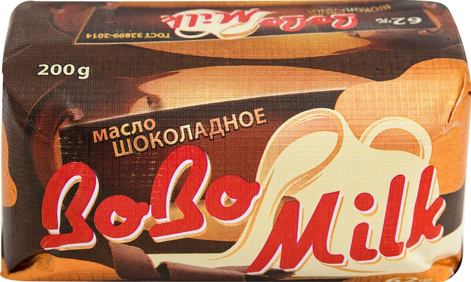 Масло Шоколадное BoBo Milk 62 200г 176₽