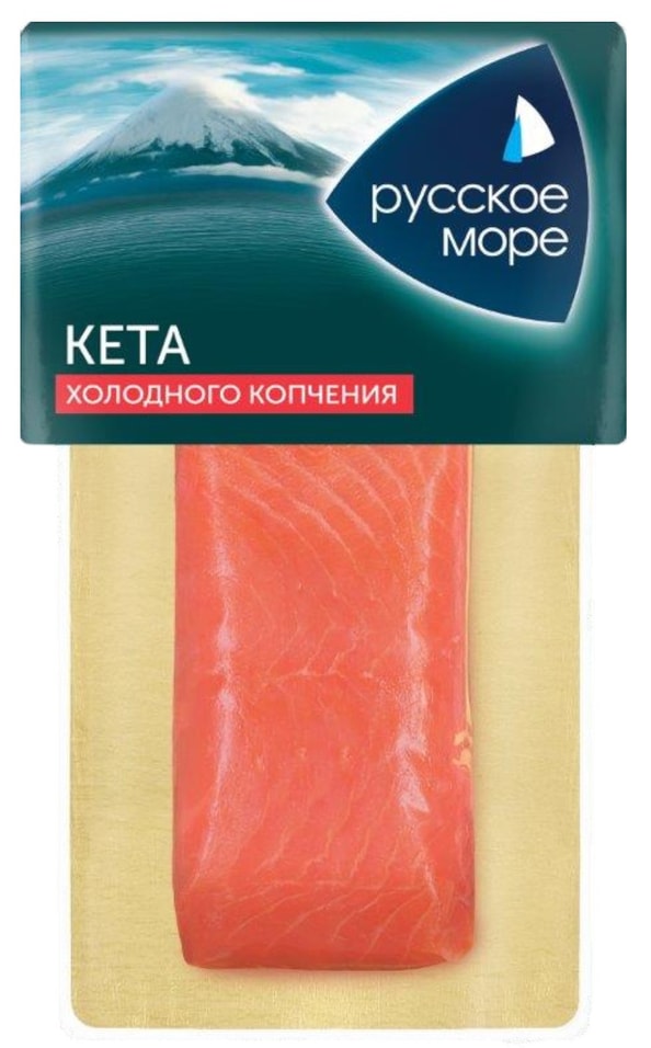 Кета Русское море филе-кусок холодного копчения 150г