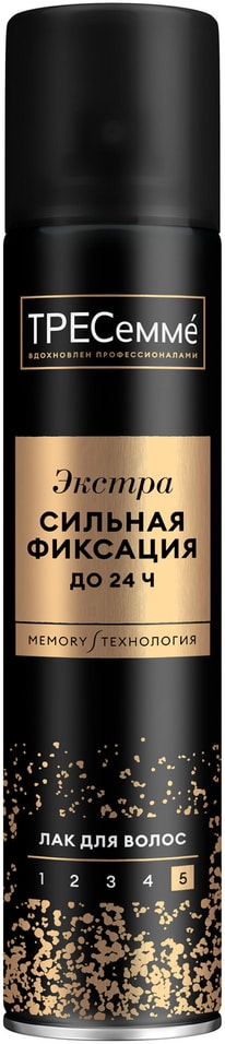 Лак для укладки волос Тресемме Экстрасильная фиксация 250мл 599₽