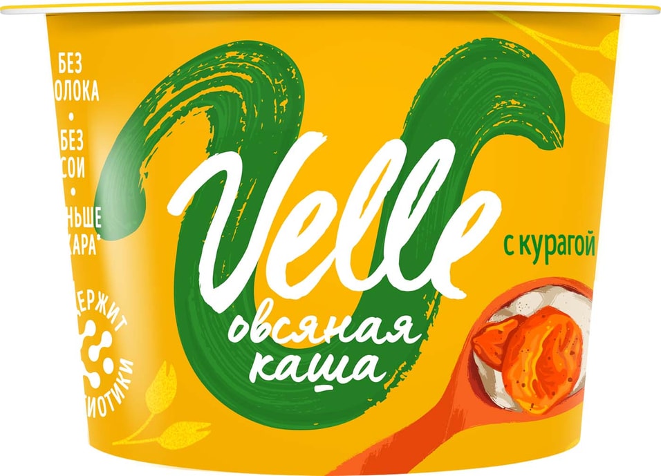 Продукт овсяный Velle Завтрак с курагой 170г