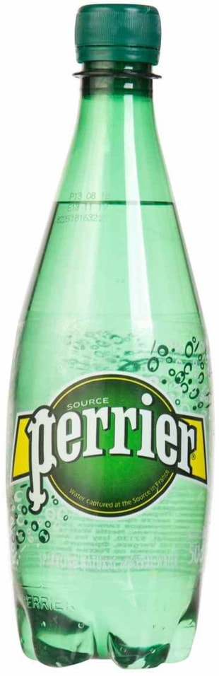 Вода Perrier минеральная столовая питьевая газированная 500мл