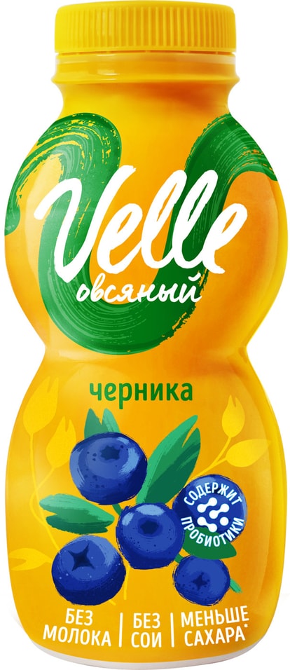 Продукт овсяный питьевой Velle Черника 250мл от Vprok.ru