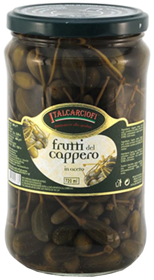 Каперсы Italcarciofi с черенками 690г