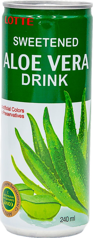 Напиток Lotte Aloe Vera Оригинальный с мякотью алоэ 240мл
