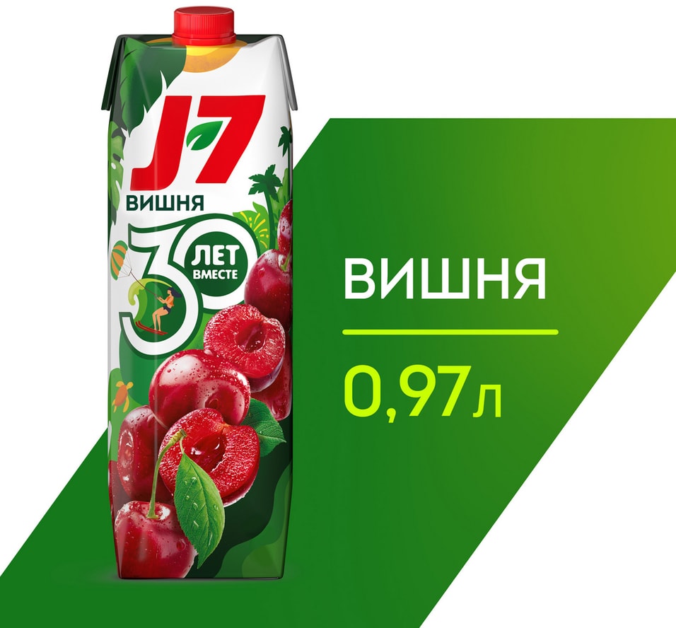 Нектар J-7 Вишневый осветленный 970мл. Закажите онлайн!