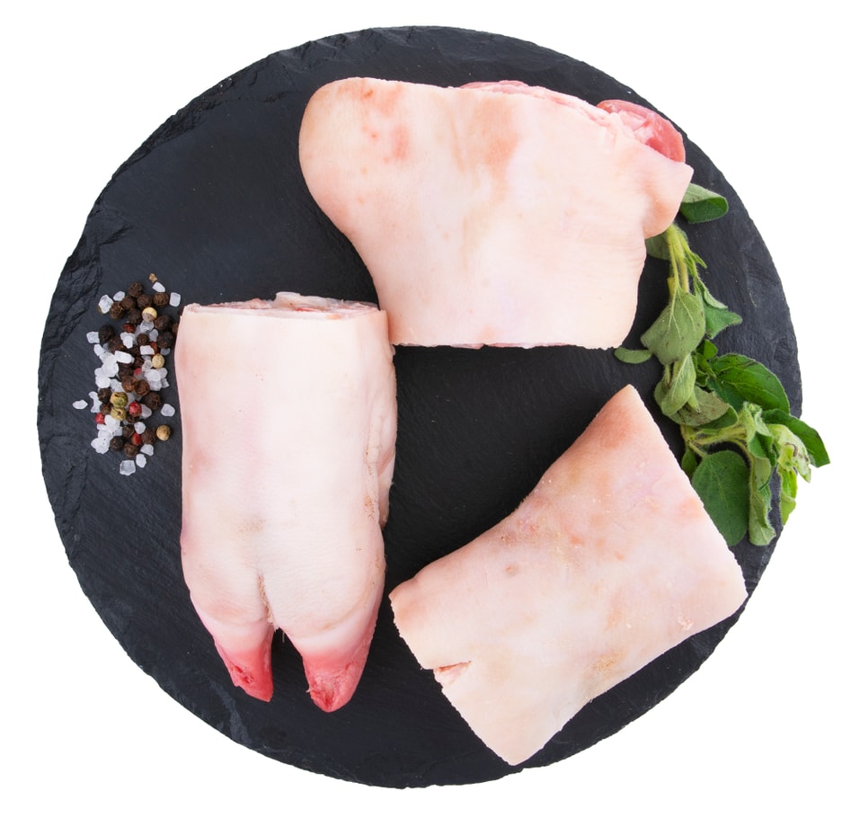 Ножки свиные из замороженного сырья 0.4-0.7кг