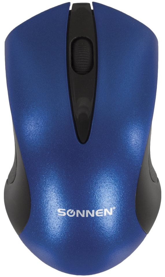 Мышь беспроводная Sonnen M-661Bl USB 1000dpi 2 кнопки+1колесо-кнопка оптическая cиняя