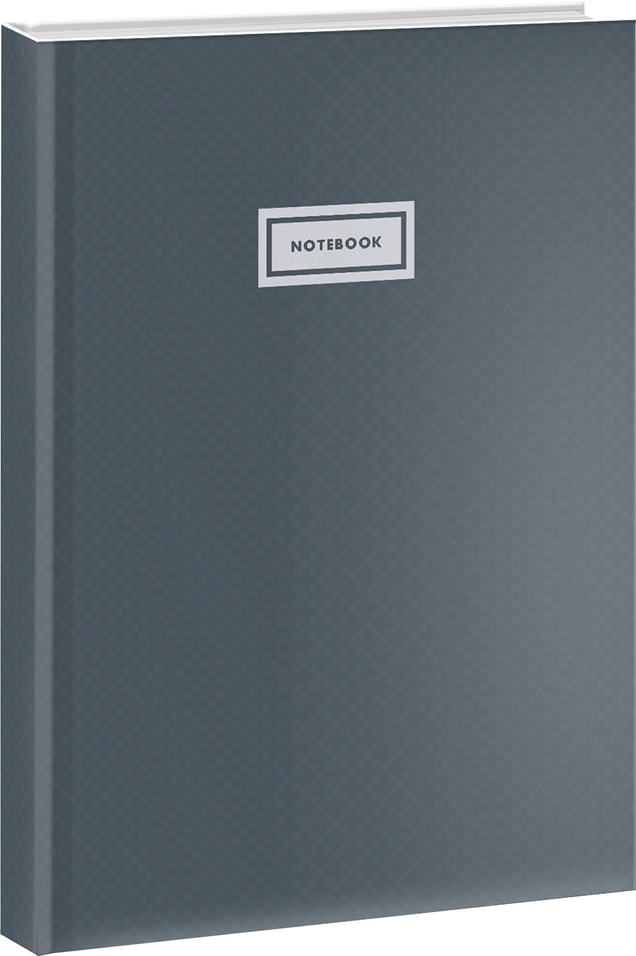 Записная книжка Listoff Серый графит клетка 100л 165₽
