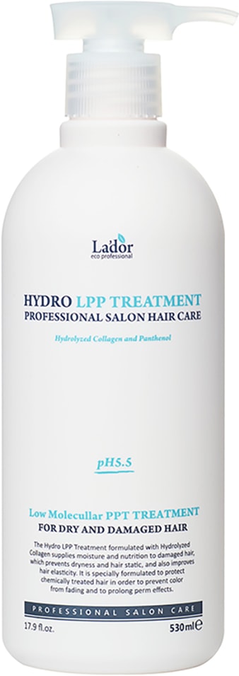 Отзывы о Маске для волос LaDor Hydro LPP Treatment Увлажняющая для сухих и поврежденных волос 530мл