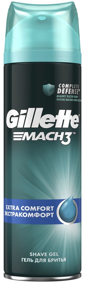 Гель для бритья Gillette Mach3 Extra Comfort 200мл от Vprok.ru