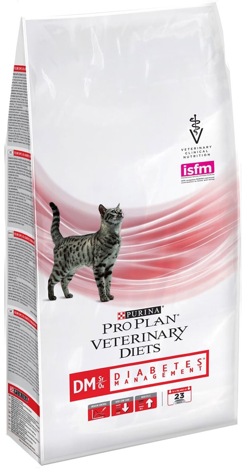 Сухой корм для кошек Pro Plan Veterinary Diets DM Diabets Management при диабете 1.5кг Сухой корм для кошек Pro Plan Veterinary Diets DM Diabets Management при диабете 1.5кг