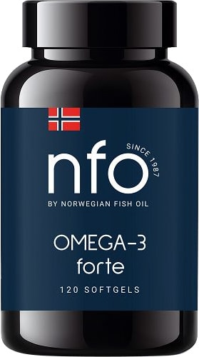 БАД Norwegian Fish Oil Омега-3 Форте 1384мг 120шт