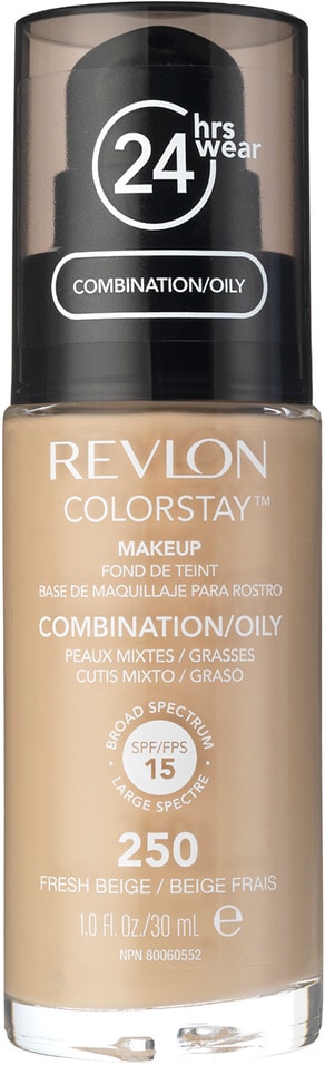 Крем Тональный для лица Revlon Colorstay Makeup  Fresh beige Тон 250 от Vprok.ru