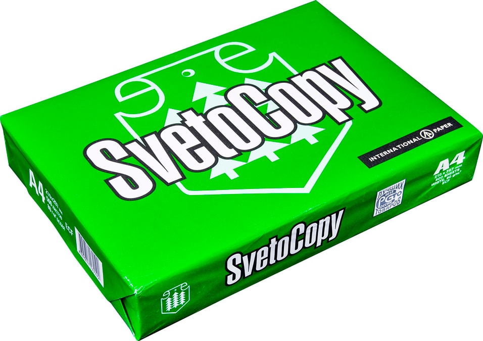 Бумага SvetoCopy A4 Classic 80 г/м² 500 листов