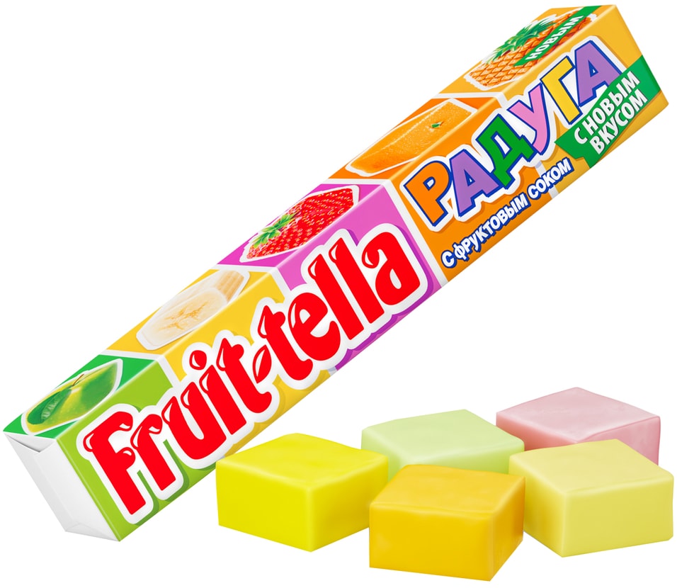 Жевательные конфеты Fruittella с фруктовым соком 41г