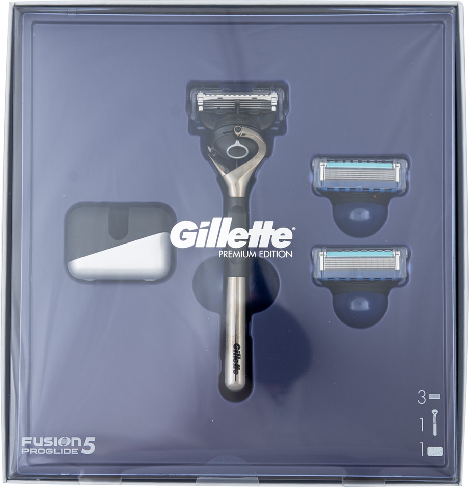 Отзывы о Подарочном наборе Gillette Fusion 5 Proglide Бритва с 2 сменными кассетами и подставкой