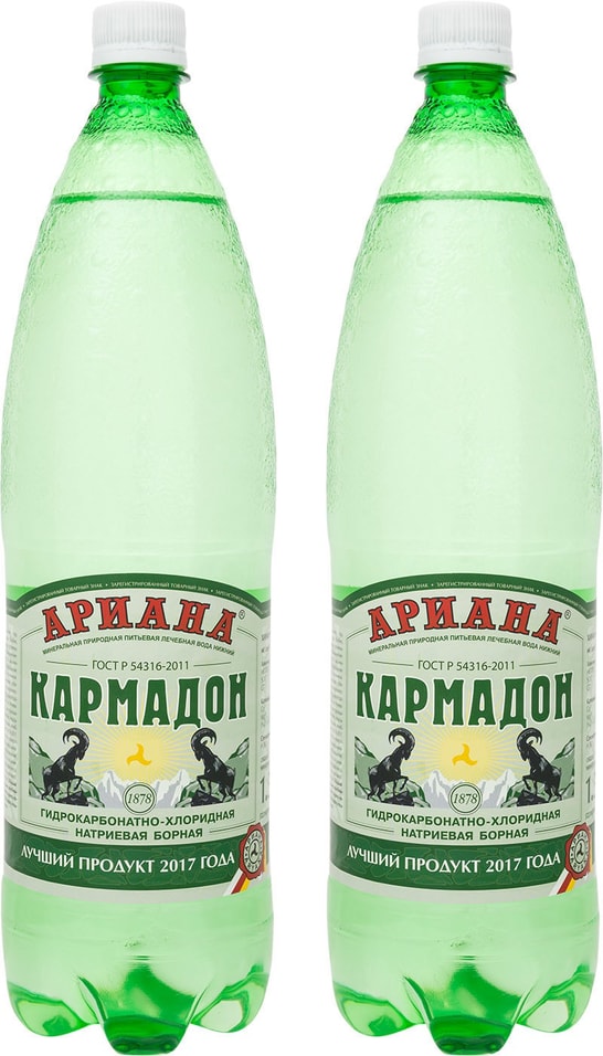 Вода КАРМАДОН АРИАНА мин.пл/б 1.5л. Доставим до двери!