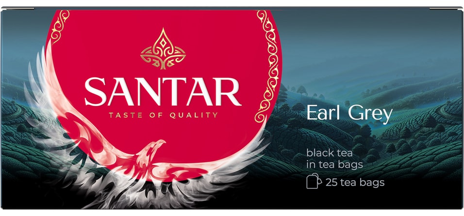 Чай черный Santar Earl Grey 2515г Доставим до двери 86₽