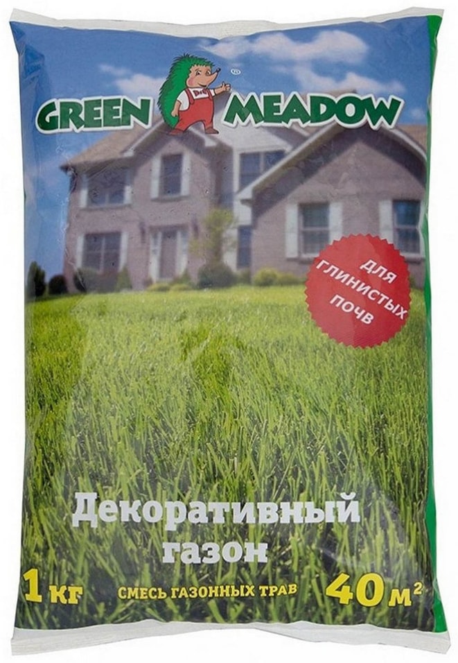 Семена Green Meadow Декоративный газон для глинистых почв 1кг