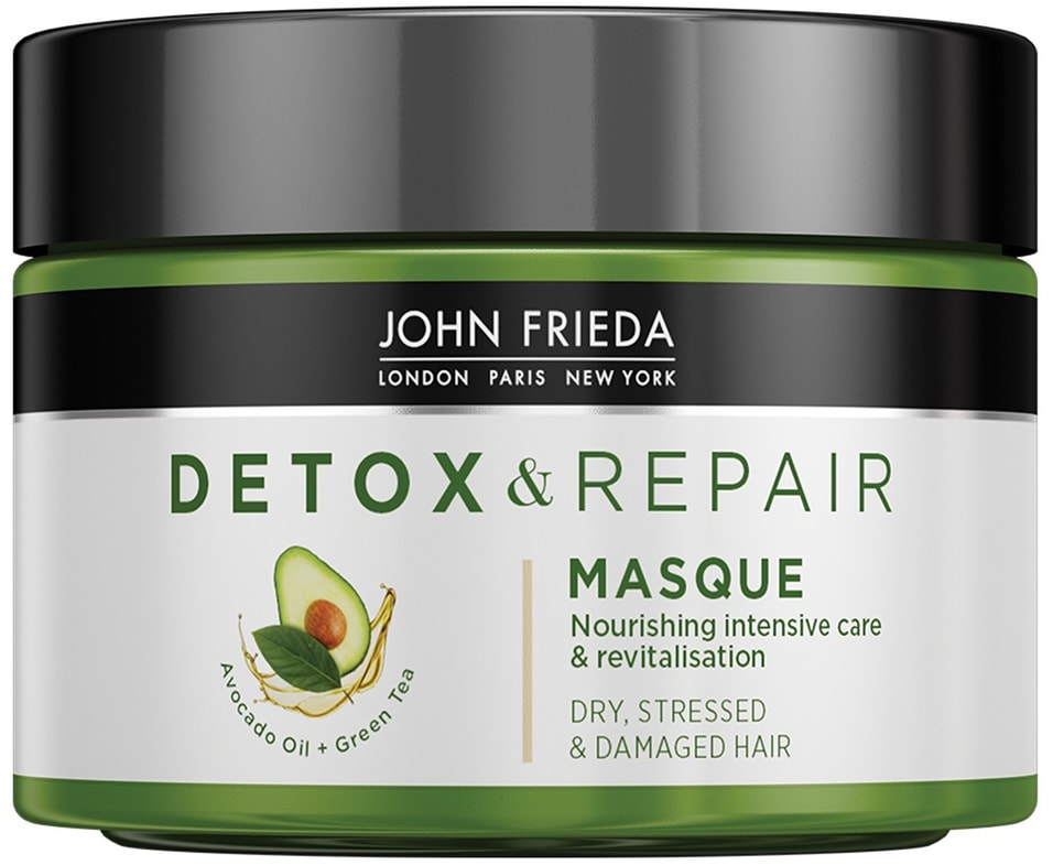 Отзывы о Маске для волос John Frieda Detox&Repair питательная для интенсивного восстановления 250мл
