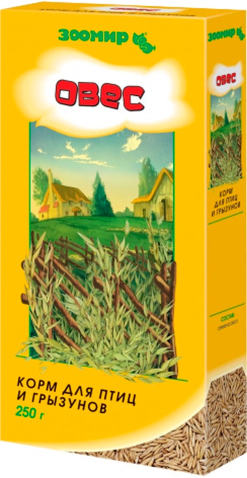 Корм для птиц и грызунов Зоомир Овес 250г 52₽