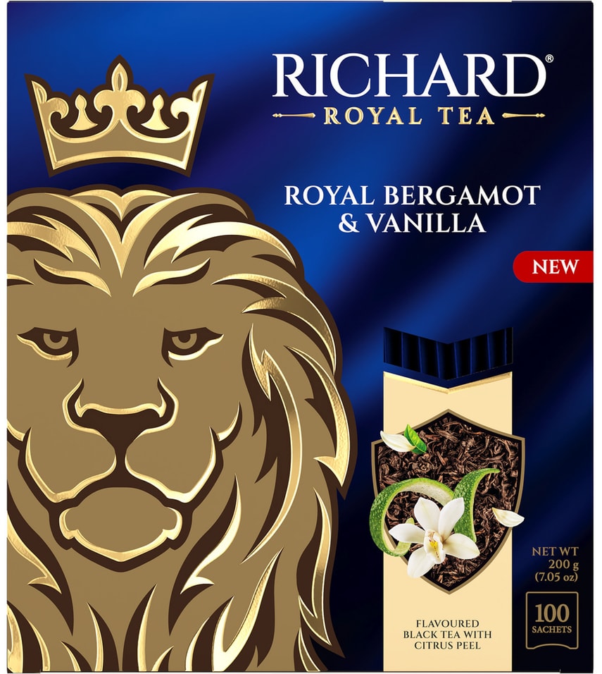 Чай черный Richard Royal Bergamot & Vanilla 100*2г