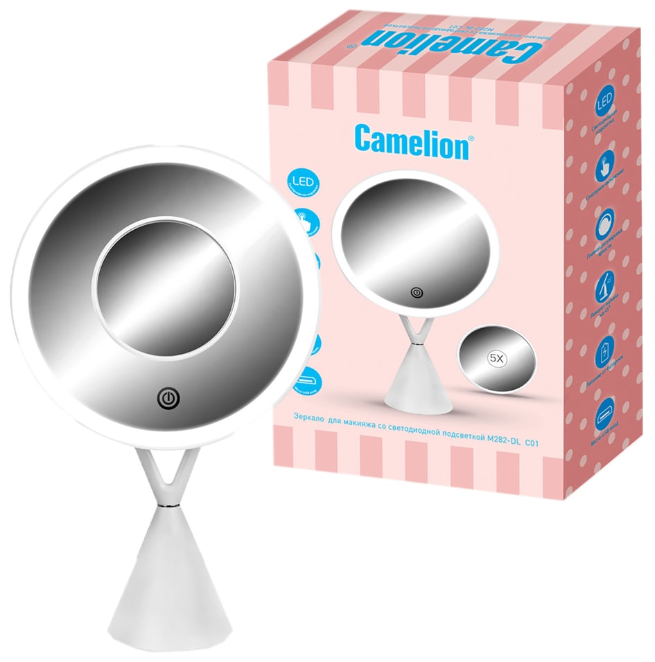 Зеркало Camelion для макияжа со светодиодной подсветкой от Vprok.ru